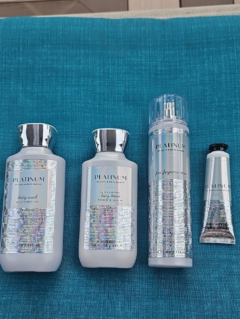 Bath & Body Works Platinum Body Wash & Care Set - Silver - Picture 2 of 16